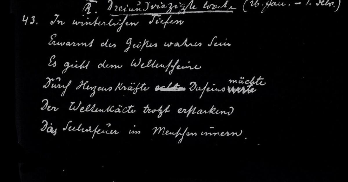 Spring Poem Rudolf Steiner Goetheanum | La revista ‹Stil› analiza las concepciones de Rudolf ...
