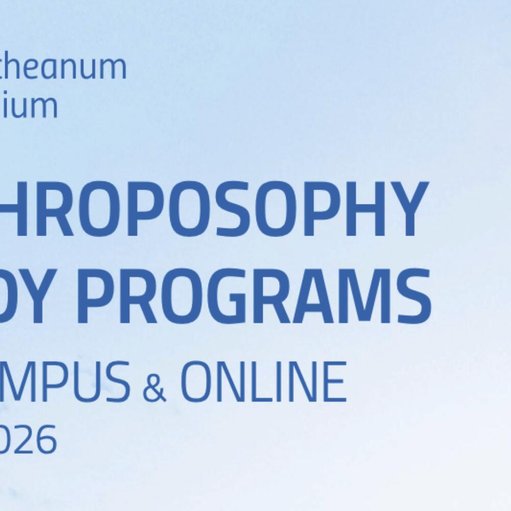 Estudiar en el Goetheanum 2025/26
