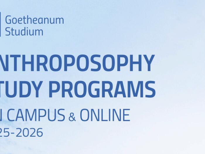 Estudiar en el Goetheanum 2025/26