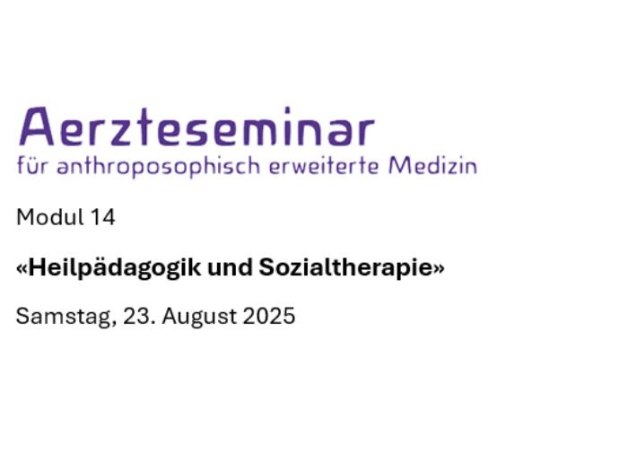 Ärzteseminar Modul 14 «Heilpädagogik und Sozialtherapie»
