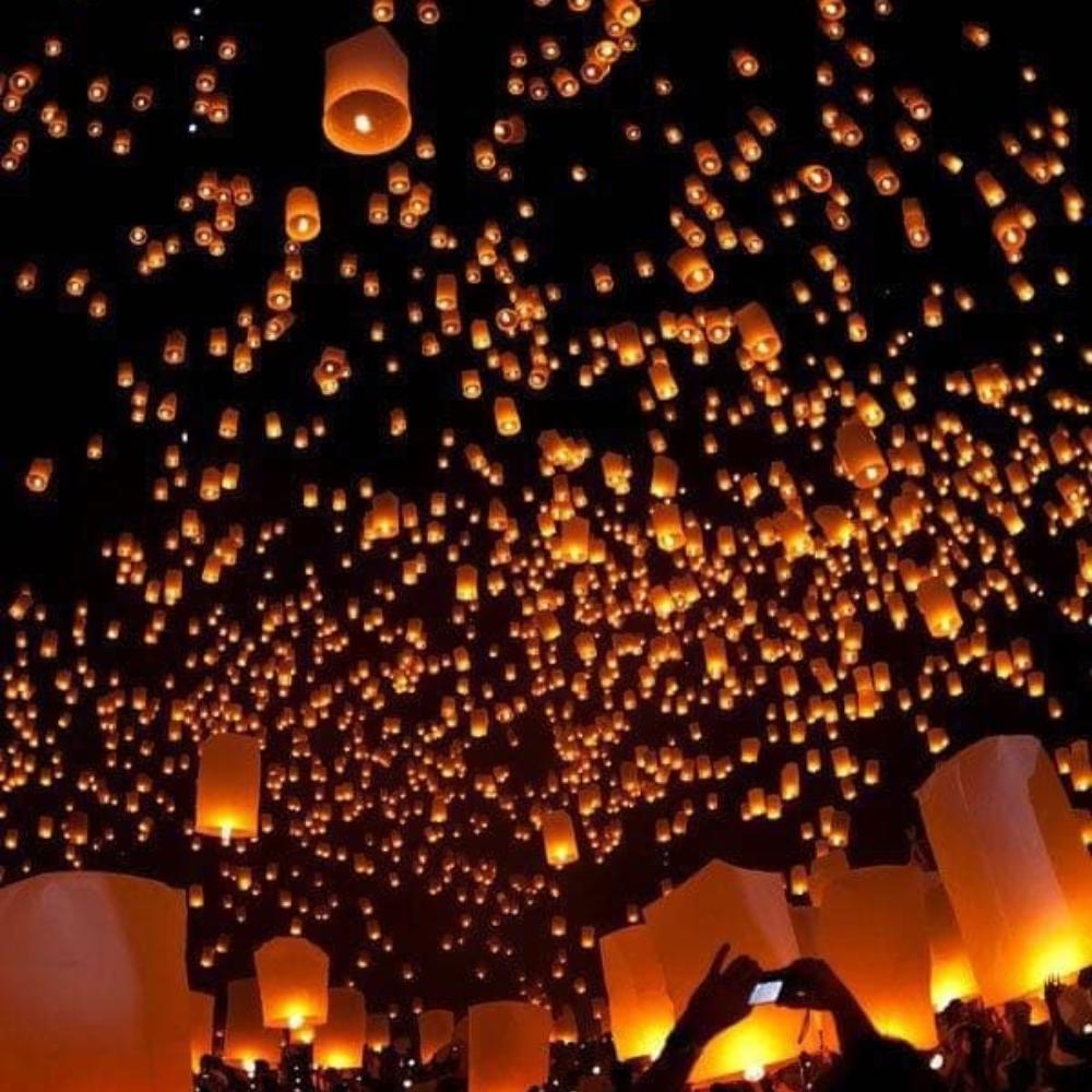 Floating lanterns