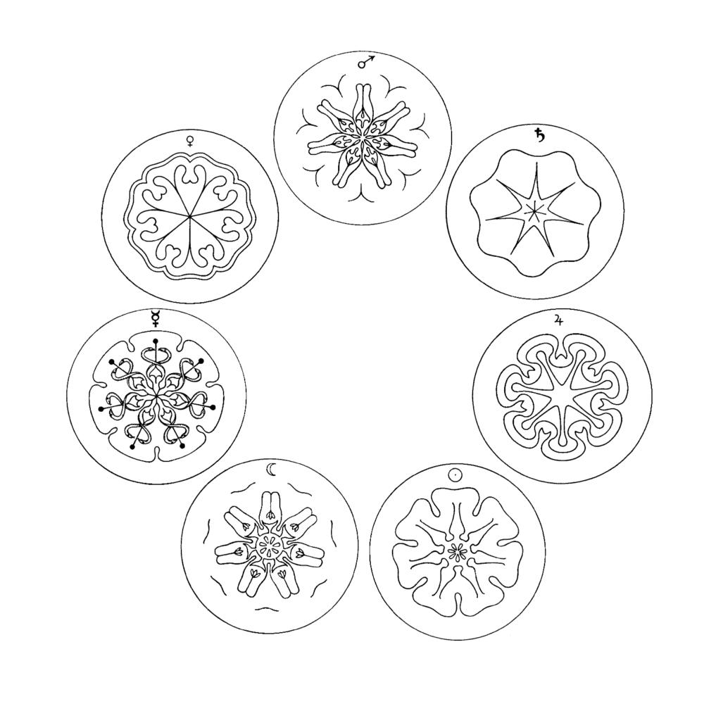 Eurythmische Formen und Gebärden zu den sieben Planetensiegeln von Rudolf Steiner durch Elena Zuccoli – 3