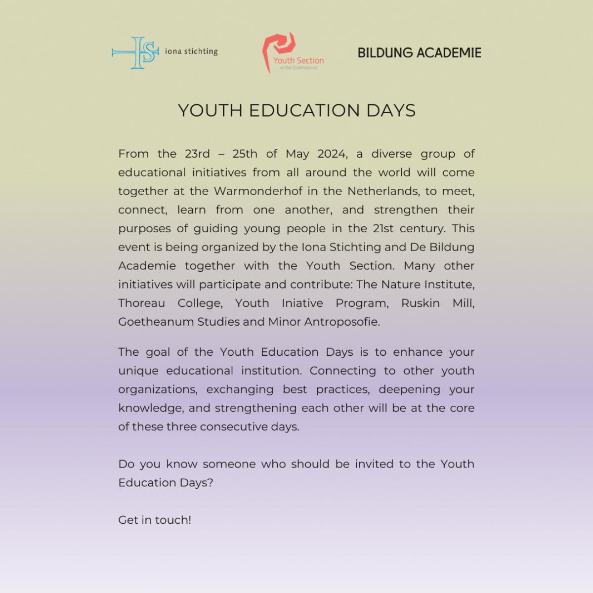 From the 23rd -  25th of May, 2024 in the Netherlands