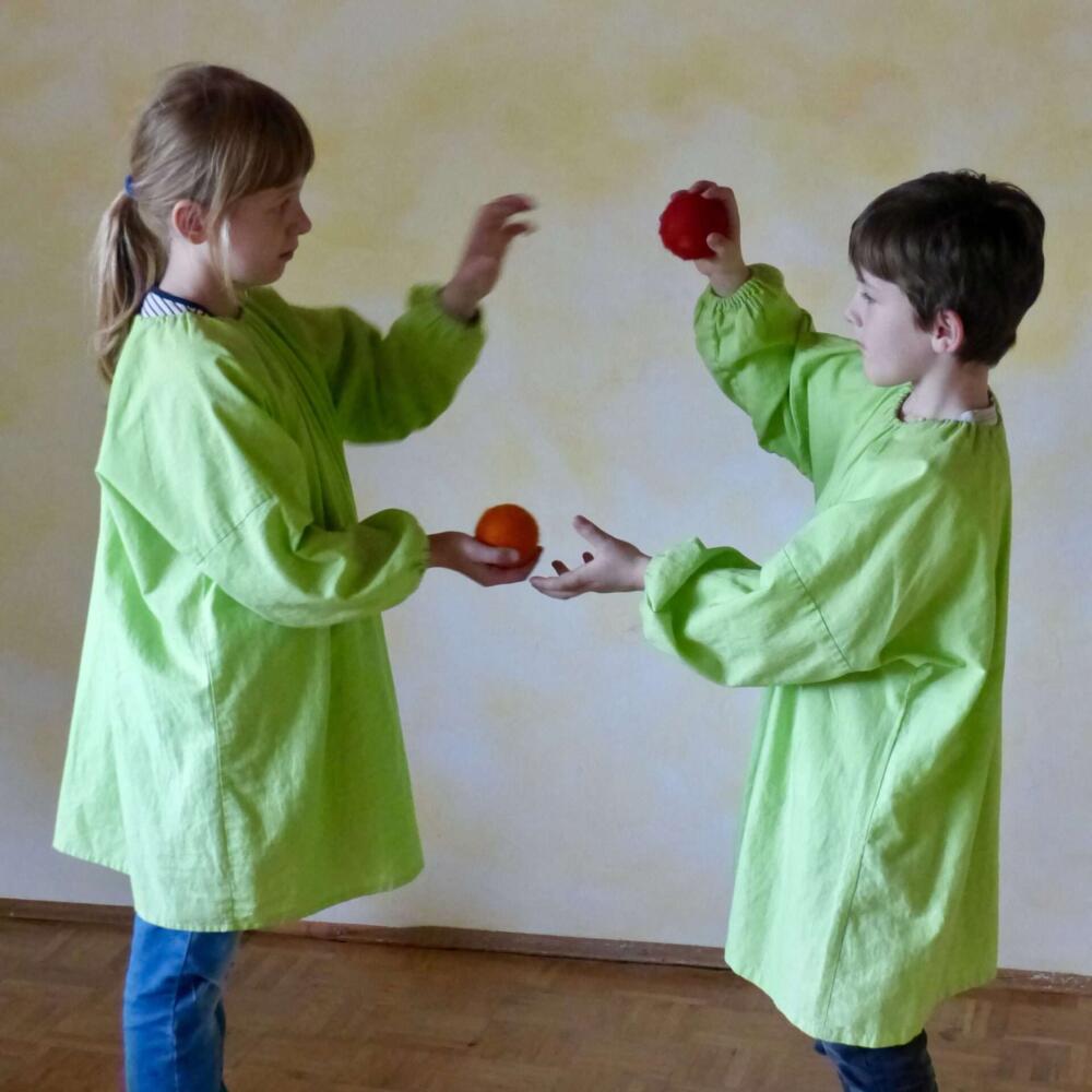 Clases de euritmia en una escuela especial