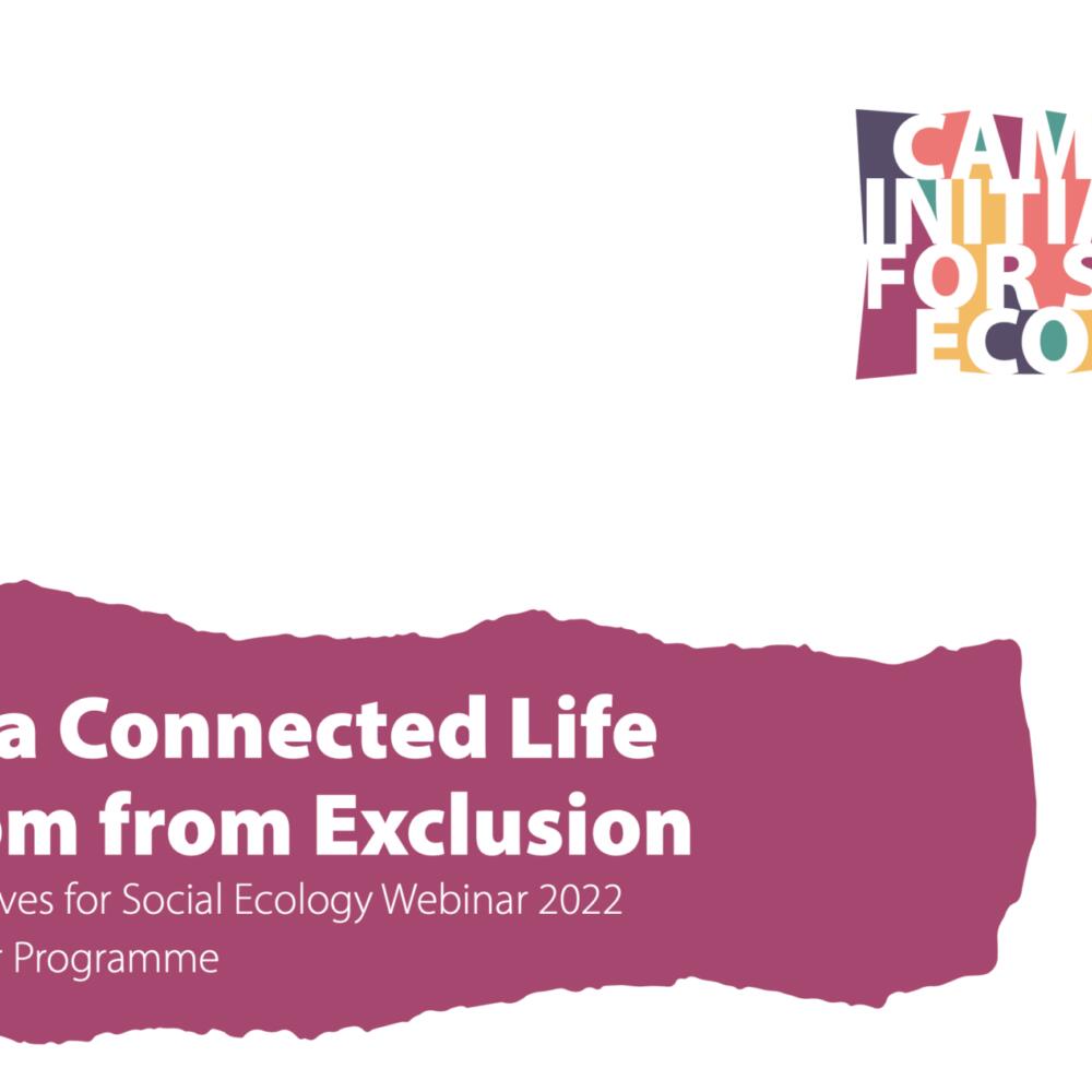 Living a Connected Life – Camphill Initiatives for Social Ecology Webinar