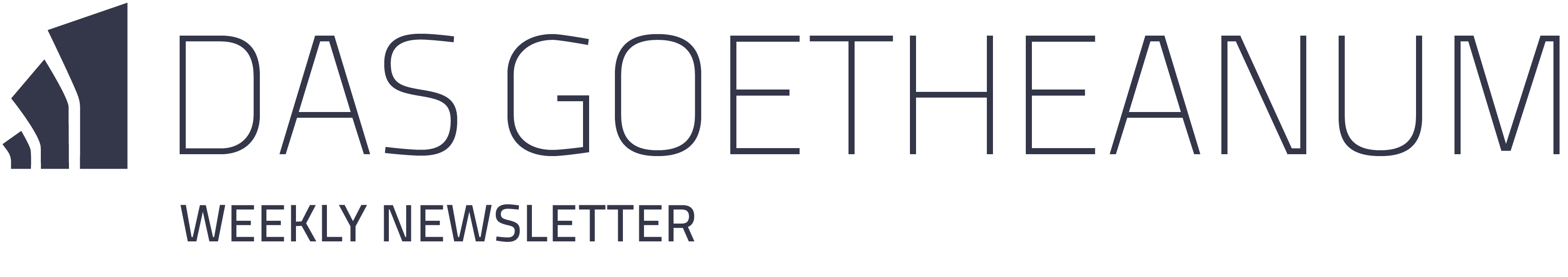 Das Goetheanum Logo Newsletter EN