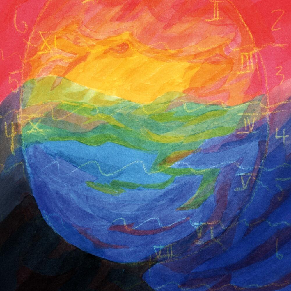 Inspired by Rudolf Steiner's Easter watercolor