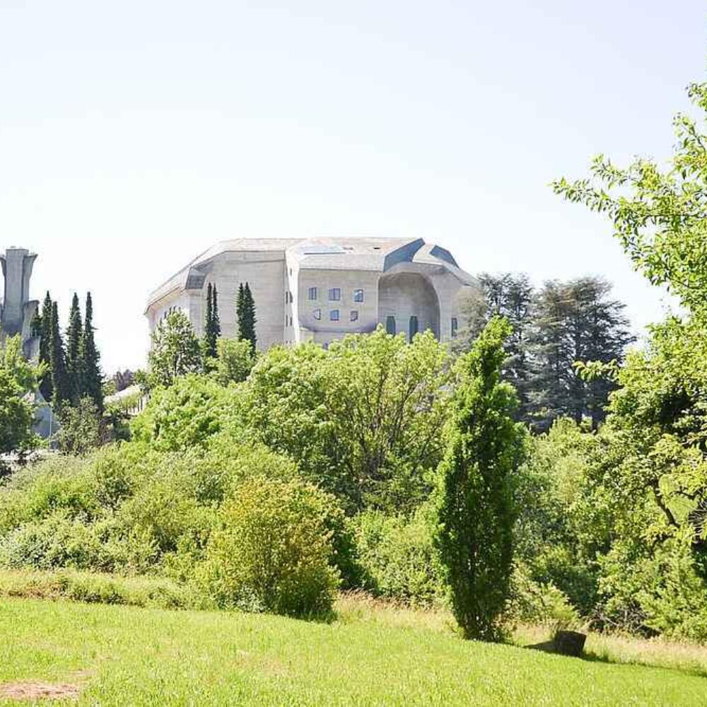The historical Goetheanum garden park