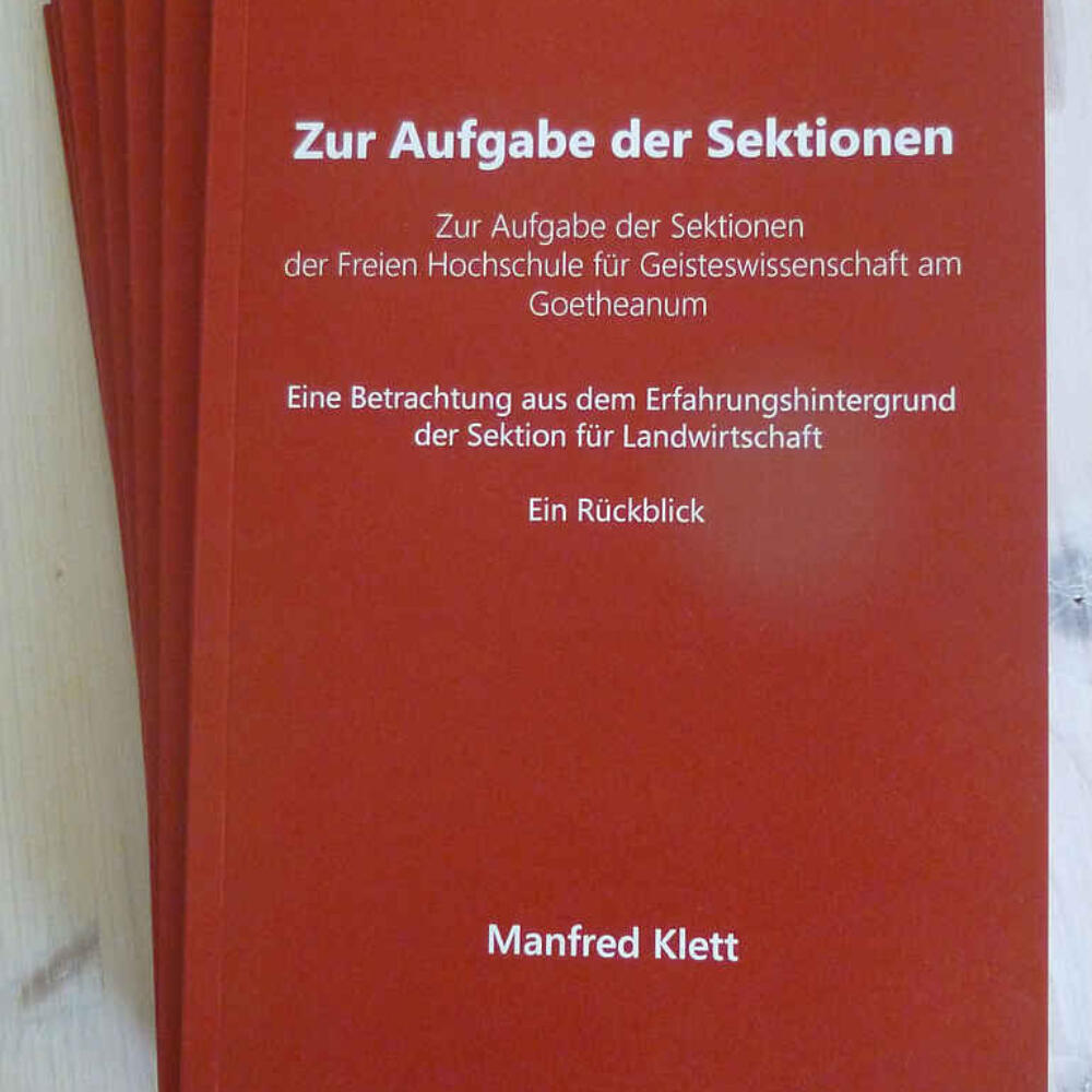 Zur Aufgabe der Sektionen