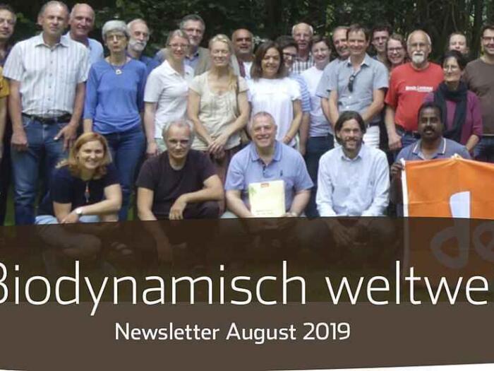 Biodynamisch weltweit - August 2019