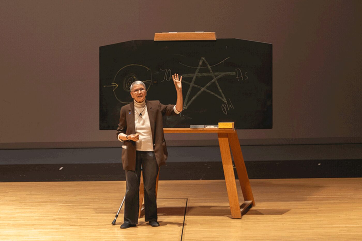 Michaela Glöckler, former head of the Medical Section and paediatrician. (Photo: Goetheanum/Xue Li)