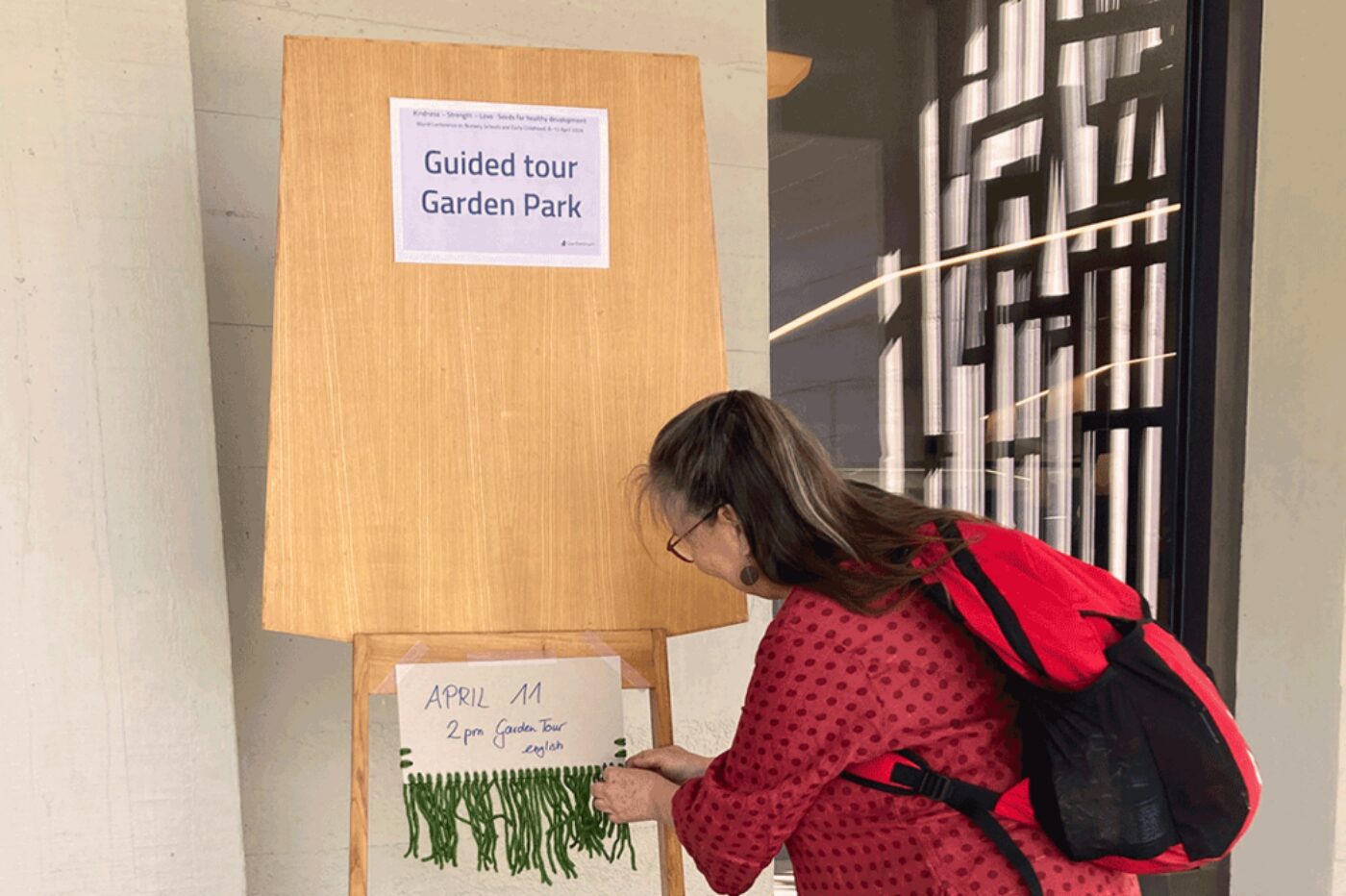 Getting a ticket for the guided tours in good time. (Photo: PädSek/GG)