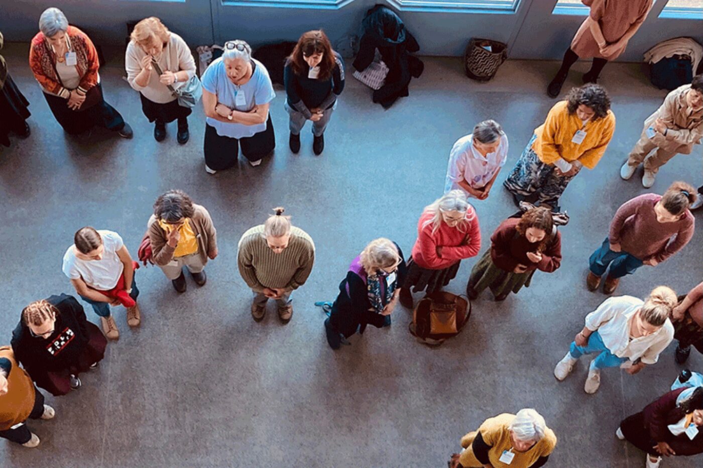 And then standing in the west staircase, singing. (Photo: PädSek/GG)